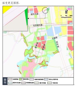 中法武汉生态示范城ZF07编制单元(中法半岛小镇鸢尾路沿线地块)控制性详细规划变更征求利害关系人意见公示
